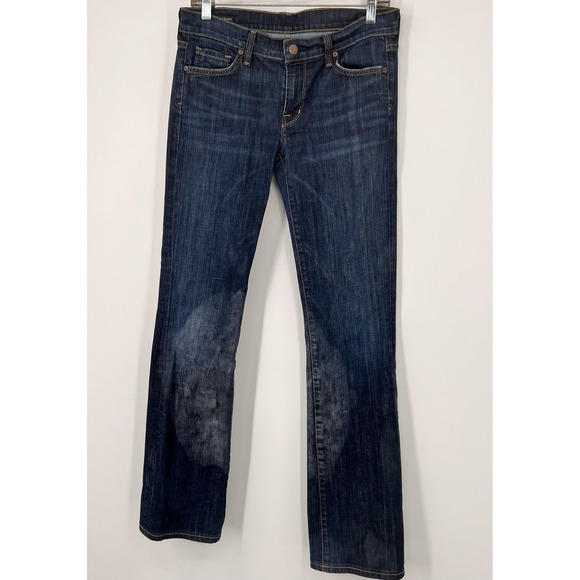Citizens of Humanity Kelly 001 Low Waist Bootcut Stretch Jeans Dark Wash Size 28 - Picture 3 of 9